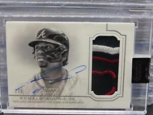 New Listing2020 Topps Dynasty Ronald Acuna Jr Silver Patch Auto Autograph #2/5 Braves