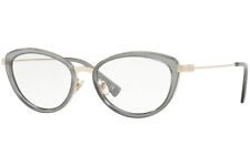 Authentic VERSACE VE1244 - 1399 Eyeglasses Pale Gold / Grey Transp *NEW*  52mm