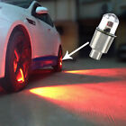 4x Dazzling Cool Car Tire Air Valve Stem Red LED Light Caps Cover Auto Accessory