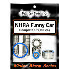 For Traxxas NHRA Funny Car RTR (10 Pcs Rubber Sealed Bearings Kit)