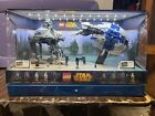 Lego Star Wars Lighted Store Display Set #75043 AT-AP & #75042 Droid Gunship