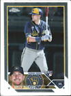 2023 Topps Chrome Brice Turang  RC ROOKIE CARD #170 Brewers