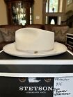 Stetson Stratoliner Pure Alabaster (Flaw) 7 1/4 Western Style!