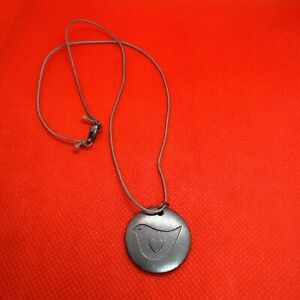 Hallmark Jewelry Hallmark Silver Bird Heart Necklace Gray/Silver Tone