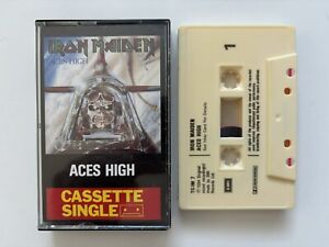 Iron Maiden Aces High 1984 UK Cassette Single EMI – TC IM7