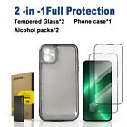 Phone Case Cover And 2Pack Screen Protector For iPhone 14 13 12 11 Pro Max