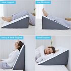 24*24*10inch Memory Foam Wedge Pillow with Cooling Washable Cover & Extra Pillow