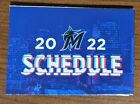Miami Marlins 2022 Pocket Schedule - Fast Shipping