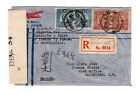 China 1944 Chengtu - BOAC / PAA Airmail - Registered Censor Cover to Canada #20