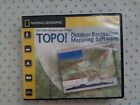 NATIONAL GEOGRAPHIC TOPO OUTDOOR RECREATION MAPPING SOFTWARE CALIFORNIA V 4.2...