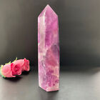 337g Natural Fluorite tower Colorful Quartz Crystal Gemstone Healing
