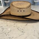 Justin Hats Milano Hat Co Cowboy Hat 7 1/8 Western Straw