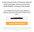 Litter Robot $100 Discount Coupon Code