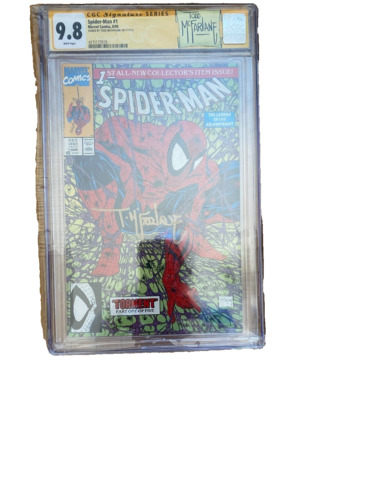 Spider-Man #1 CGC 9.8 (1990) Signed By * Todd McFarlane. FREE SHIPPING!