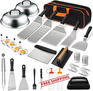 Flat Top Grill Griddle Accessories Kit for Blackstone Camp Chef Outdoor BBQ 35Pc
