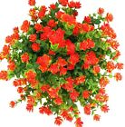 Artificial Flowers Lifelike No Fade UV Resistant Guaranteed Various Color 4pcs