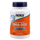 NOW Foods DHA Double Strength, 500 mg, 90 Softgels