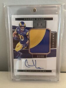 New Listing2022 Panini Impeccable COOPER KUPP 2 Color Immense Patch AUTO #2/99 RAMS