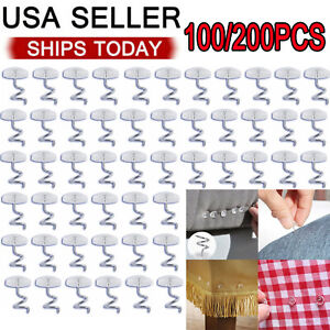 100/200X Headliner Twist Pins Kit For Fabric Sofa Chair Upholstery Crafts Repair