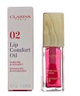 Clarins Lip Comfort Oil (02 Raspberry) Full size brand new in box