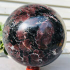 8.03lb Natural Fireworks Garnet Quartz Crystal Healing Ball Sphere Healing