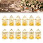12X Metal Decorative Candle Holder Bird Cage Lantern Wedding Table Centerpieces