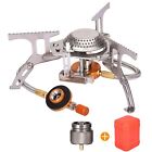 Portable Camping Gas Stove with 1LB Propane Tank Adapter Foldable Camp Stove ...