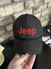Vintage JEEP Snapback Rope Hat / Back Black With Red Embroidery By KC