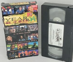 MTV - The Year in Rock: 1994 VHS Vintage Cassette Rare Rock Hip Hop Rap Metal