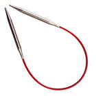 ChiaoGoo 9 Inch Regular Red Stainless Steel Circular Knitting Needles (Tip Sizes
