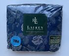 RALPH LAUREN Americana Floral Blue Cottage Full Fitted Sheet New/Open Package