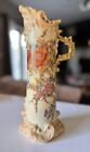 Antique RW Rudolstadt Porcelain Floral Vase Germany Excellent Condition !