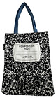 Out Of Print Composition Book Black Marble Canvas Tote Bag 16