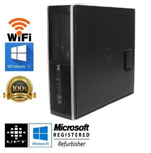 HP Business Class Windows 10 Intel Dual Core 3GHz 500GB DVD/RW WiFi 8GB Desktop