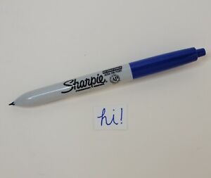 Sharpie Permanent Marker Retractable Ultra Fine Point - Blue