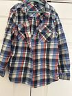 Tea Collection Boys Size 8 Button Up Flannel Shirt