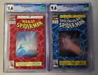 WEB OF SPIDERMAN #90 AND SPECTACULAR SPIDER-MAN #189 BOTH CGC 9.6  - NEW SLABS