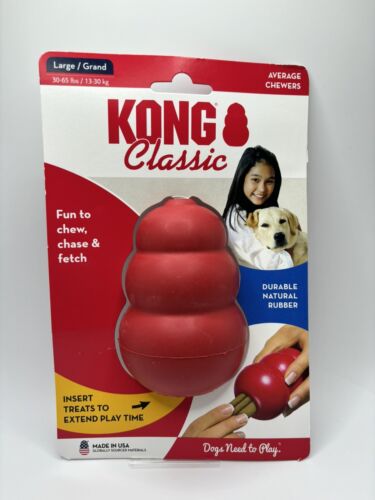 Kong Dog Rubber Chew Toy - Red Large
