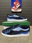 Size 12 Puma Suede Camowave Lace Up Mens Blue Sneakers Casual Shoes 389277 02