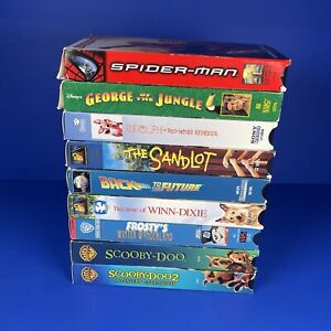 LOT OF 9 Various Kids Titles VHS Tapes Kids Childhood Family Movies
