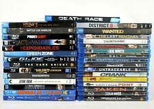 LOT of 31 Blu-Ray Movies Action Sci-Fi Adventure SEE PICTURES Adult-Owned