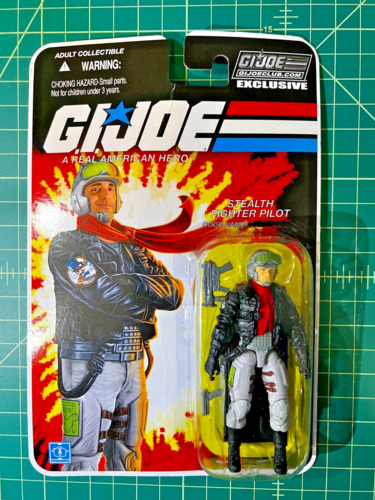 Gi Joe Club FSS 6.0 Stealth Fighter Pilot Ghostrider DAMAGED CARD