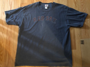 Boston Red Sox Men's Majestic Authentic Short Sleeve Gray T-Shirt Size: XL