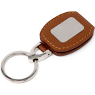 Brown Leather Double Photo Genuine Leather Keychain