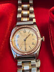 ROLEX OYSTER PERPETUAL 1948 RARE CLASSIC BUBBLE-BACK ROSE GOLD / STAINLESS WATCH