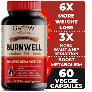 Burn Keto Diet Pills,Weight Loss,Fat Burner,Metabolism Supplement, 1360 MG