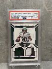 BREECE HALL 2022 National Treasures Rookie Dual Patch Purple #/49 RC SP JETS