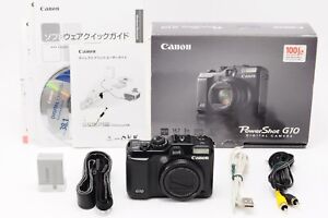 Read [Exc+5 in Box] Canon Power Shot G10 14.7MP Digital Camera Black From Japan
