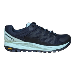 Women's Merrell Antora 2 - Navy/Jade - Trail Running Shoe - US Size 7 [J066844]