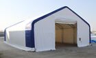 30'x80'x20' Double Truss Storage Shelter Heavy Duty 23oz PVC Fabric Building